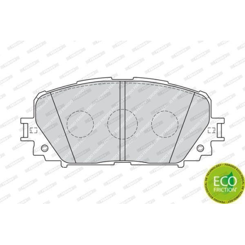 Bremsbelagsatz Scheibenbremse Ferodo FDB4081 Premier Eco Friction für Toyota