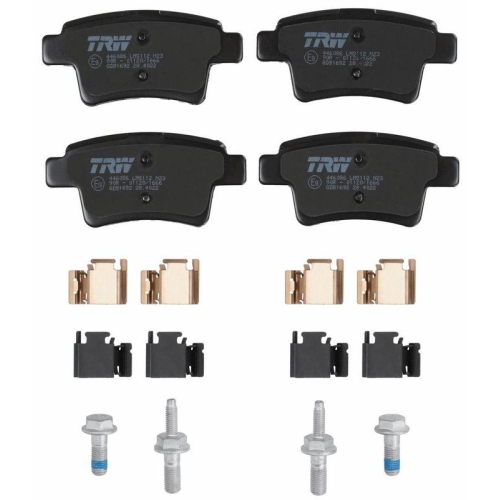 Bremsbelagsatz Scheibenbremse Trw GDB1692 Cotec f&uuml;r Citro&euml;n Hinterachse