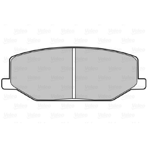 Bremsbelagsatz Scheibenbremse Valeo 598021 f&uuml;r Suzuki Vorderachse