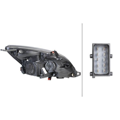 Hauptscheinwerfer Hella 1EE 354 830-021 f&uuml;r Opel Rechts