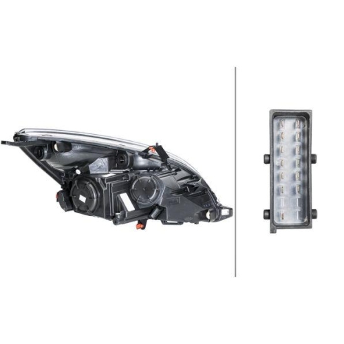 Hauptscheinwerfer Hella 1ES 354 830-031 für Opel Links