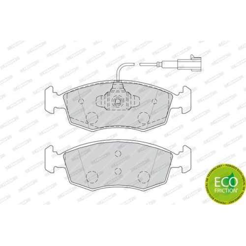 Bremsbelagsatz Scheibenbremse Ferodo FDB4353 Premier Eco Friction für Fiat