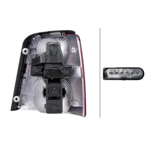 Heckleuchte Hella 2SK 009 477-051 f&uuml;r VW Links