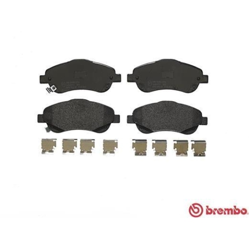 Bremsbelagsatz Scheibenbremse Brembo P83046 Prime Line f&uuml;r Toyota Vorderachse