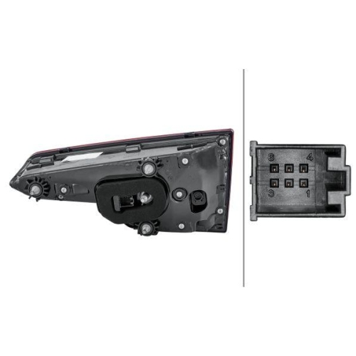 Heckleuchte Hella 2SV 012 247-111 für Audi Audi (faw) Links