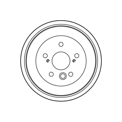 Bremstrommel Trw DB4234 f&uuml;r Toyota Peugeot Hinterachse