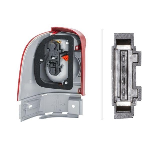 Heckleuchte Hella 2VA 964 957-021 f&uuml;r VW Rechts