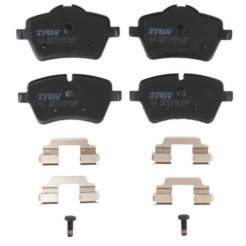 Bremsbelagsatz Scheibenbremse Trw GDB1712 Cotec f&uuml;r Mini Bmw Vorderachse