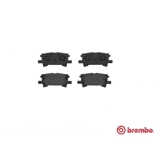 Bremsbelagsatz Scheibenbremse Brembo P83068 Prime Line f&uuml;r Toyota Lexus