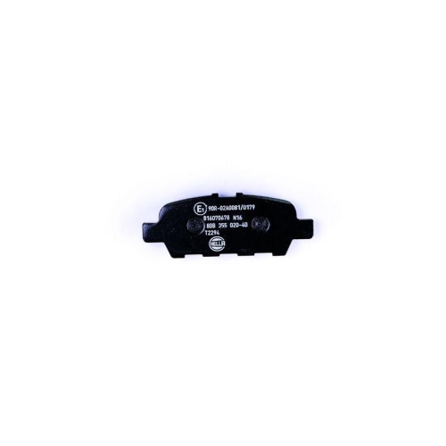 Bremsbelagsatz Scheibenbremse Hella 8DB 355 020-401 f&uuml;r Bmw Mitsubishi Nissan