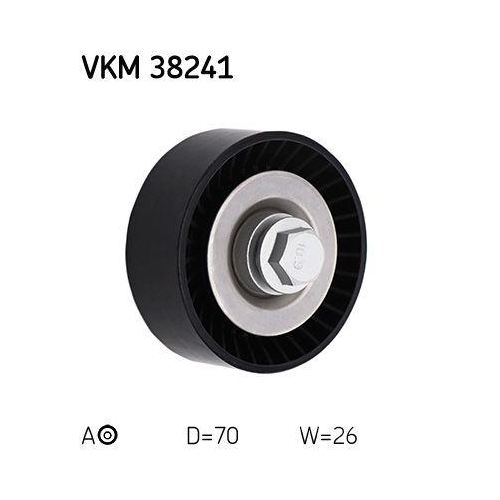 Riemenspanner Keilrippenriemen Skf VKM 38241 für Bmw Mitte Unten Vorne
