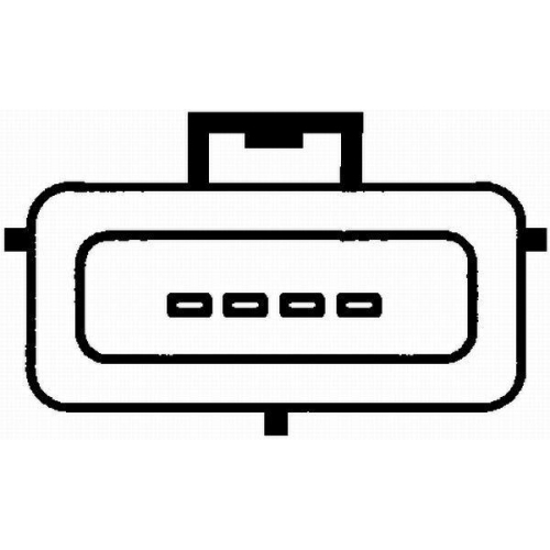 Luftmassenmesser Hella 8ET 009 142-161 f&uuml;r Ford Hitachi