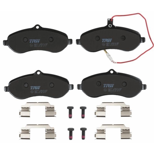 Bremsbelagsatz Scheibenbremse Trw GDB1718 Cotec f&uuml;r Toyota Citro&euml;n Fiat Lancia