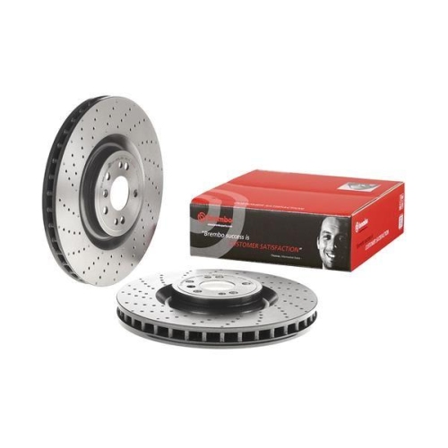Bremsscheibe Brembo 09.A960.21 Prime Line - Uv Coated f&uuml;r Mercedes Benz