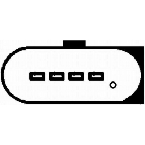 Luftmassenmesser Hella 8ET 009 142-241 f&uuml;r Audi Seat Skoda VW Hitachi