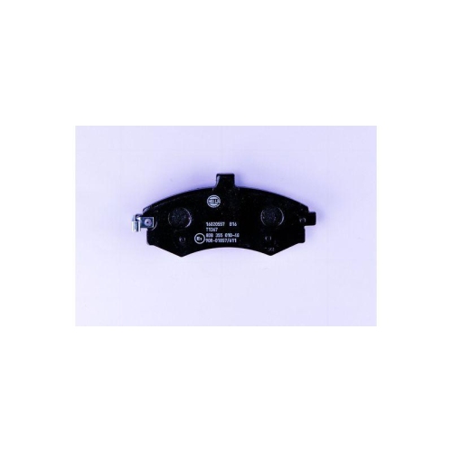 Bremsbelagsatz Scheibenbremse Hella 8DB 355 010-481 f&uuml;r Hyundai Kia Vorderachse