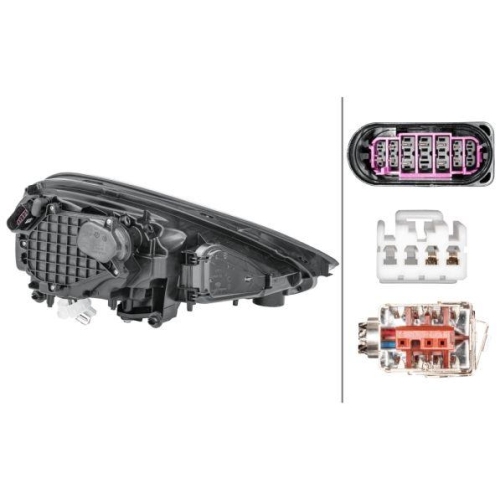 Hauptscheinwerfer Hella 1EL 011 745-571 f&uuml;r Porsche Links