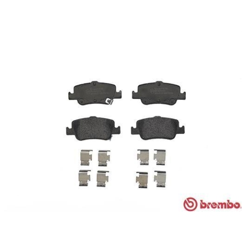 Bremsbelagsatz Scheibenbremse Brembo P83080 Prime Line f&uuml;r Toyota Hinterachse