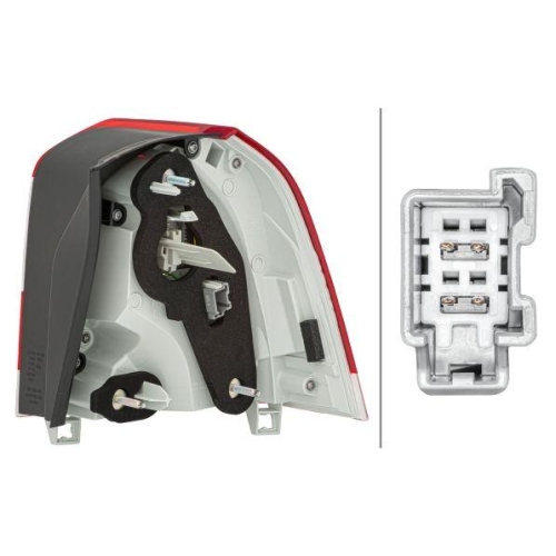 Heckleuchte Hella 2VA 011 527-031 für Volvo Links