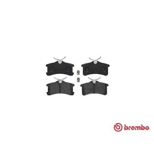 Bremsbelagsatz Scheibenbremse Brembo P83084 Prime Line f&uuml;r Toyota Hinterachse