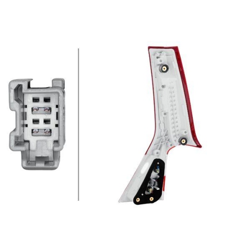 Heckleuchte Hella 2TZ 011 528-031 f&uuml;r Volvo Links