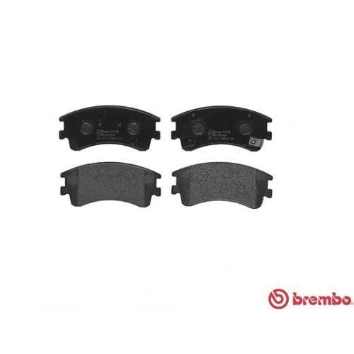 Bremsbelagsatz Scheibenbremse Brembo P49032 Prime Line f&uuml;r Mazda Vorderachse