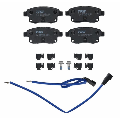 Bremsbelagsatz Scheibenbremse Trw GDB1725 Cotec f&uuml;r Ford Hinterachse