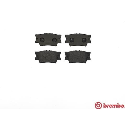 Bremsbelagsatz Scheibenbremse Brembo P83089 Prime Line f&uuml;r Toyota Pontiac Lexus