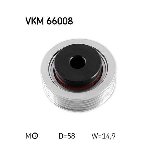 Riemenspanner Keilrippenriemen Skf VKM 66008 f&uuml;r Fiat Suzuki Mitte Links