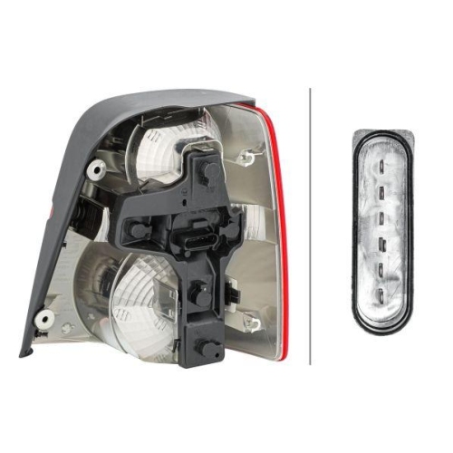 Heckleuchte Hella 2VP 008 759-051 f&uuml;r VW Links