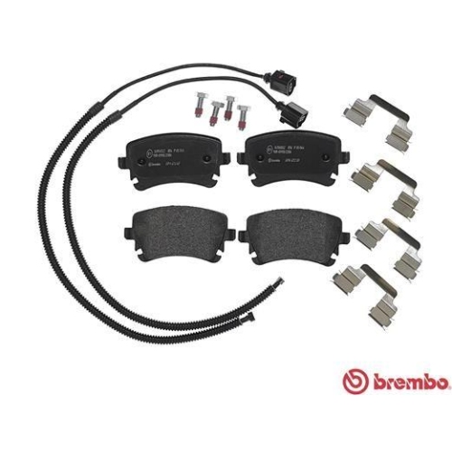 Bremsbelagsatz Scheibenbremse Brembo P85064 Prime Line f&uuml;r Audi Seat Skoda VW