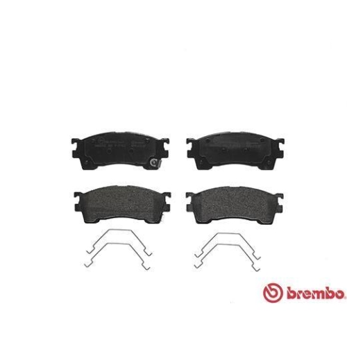 Bremsbelagsatz Scheibenbremse Brembo P49023 Prime Line f&uuml;r Ford Mazda Mitsubishi