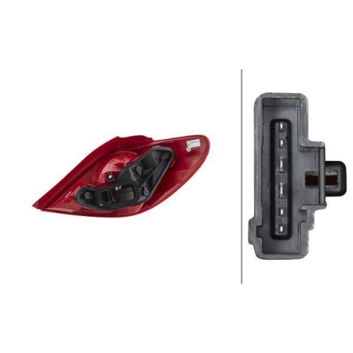 Tail Light Assembly Hella 2VP 354 038-011 for Peugeot