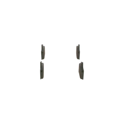 Bremsbelagsatz Scheibenbremse Bosch 0986424580 f&uuml;r Citro&euml;n Peugeot Hinterachse
