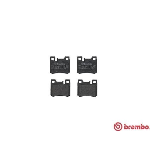 Bremsbelagsatz Scheibenbremse Brembo P50012 Prime Line f&uuml;r Mercedes Benz