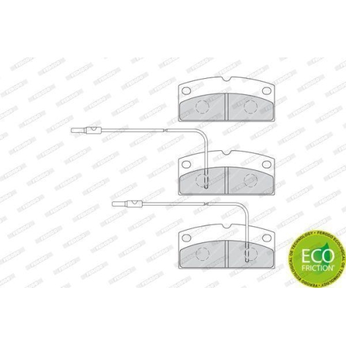 Brake Pad Set Disc Brake Ferodo FDB4290 Premier Eco Friction for Aixam