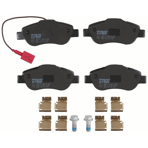 Bremsbelagsatz Scheibenbremse Trw GDB1746 Cotec f&uuml;r Fiat Ford Peugeot