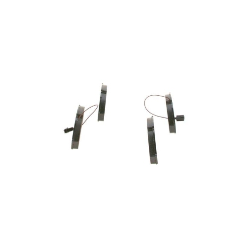 Bremsbelagsatz Scheibenbremse Bosch 0986494278 f&uuml;r Iveco Nissan Renault
