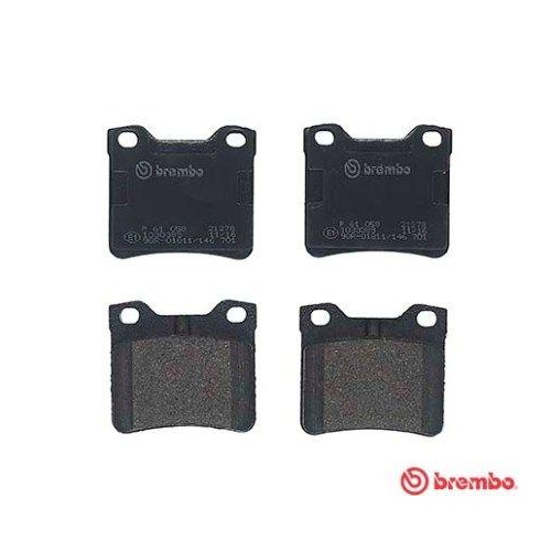Bremsbelagsatz Scheibenbremse Brembo P61058 Prime Line f&uuml;r Citro&euml;n Peugeot