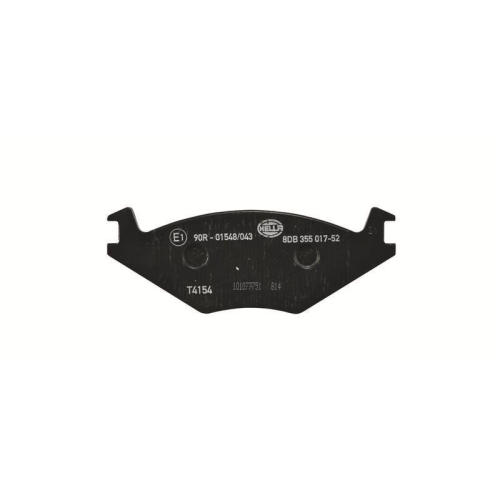 Bremsbelagsatz Scheibenbremse Hella 8DB 355 017-521 f&uuml;r Audi Nissan Seat Skoda