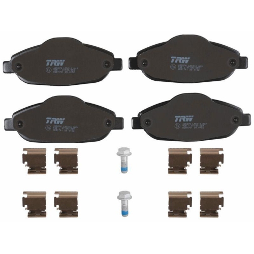 Bremsbelagsatz Scheibenbremse Trw GDB1761 Cotec f&uuml;r Citro&euml;n Peugeot Vorderachse