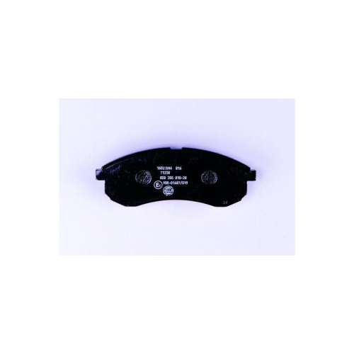Bremsbelagsatz Scheibenbremse Hella 8DB 355 010-281 f&uuml;r Mitsubishi Vorderachse