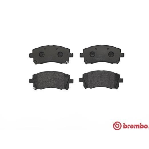 Bremsbelagsatz Scheibenbremse Brembo P78010 Prime Line f&uuml;r Mitsubishi Nissan