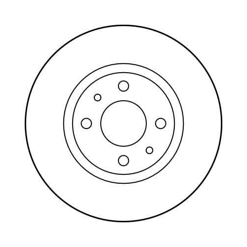 Bremsscheibe Trw DF1747 f&uuml;r Alfa Romeo Fiat Lancia Vorderachse