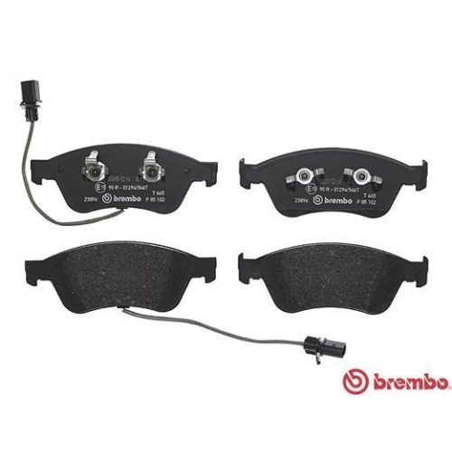 Bremsbelagsatz Scheibenbremse Brembo P85102 Prime Line f&uuml;r Audi Seat Skoda VW