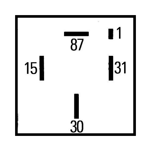 Relais Kraftstoffpumpe Hella 4RP 008 189-091 für Audi VW