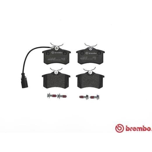 Bremsbelagsatz Scheibenbremse Brembo P85058 Prime Line f&uuml;r Audi Ford Seat Skoda