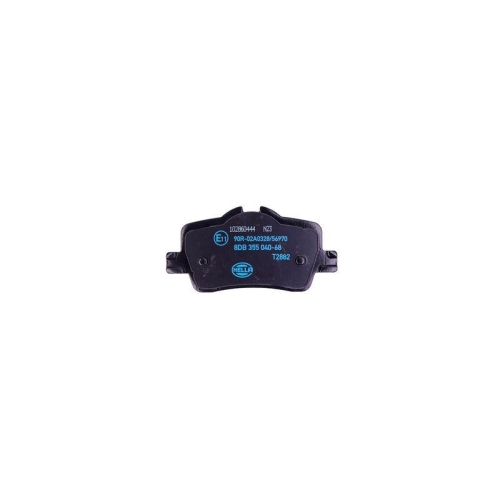 Bremsbelagsatz Scheibenbremse Hella 8DB 355 040-681 f&uuml;r Bmw Amc Hinterachse