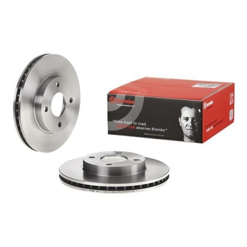 Bremsscheibe Brembo 09.5707.14 Prime Line f&uuml;r Ford Mercury Ford Usa Vorderachse