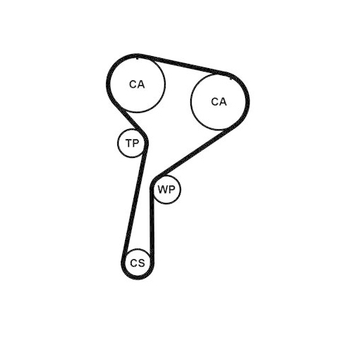 Zahnriemen Continental Ctam CT1184 f&uuml;r Mercedes Benz Mercedes Benz Mercedes Benz